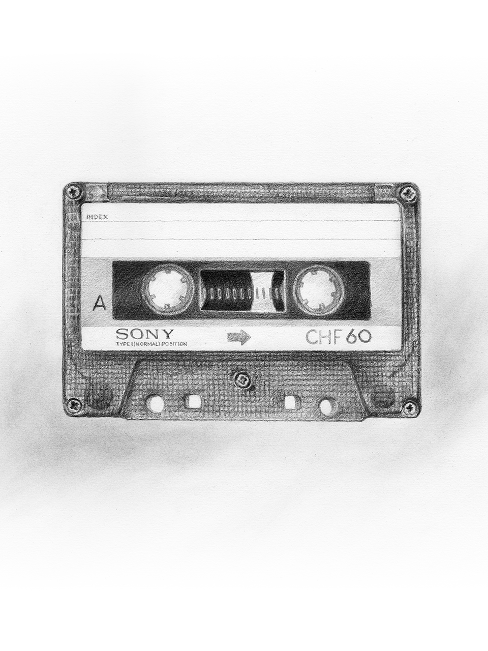 Print titulada: Cassette