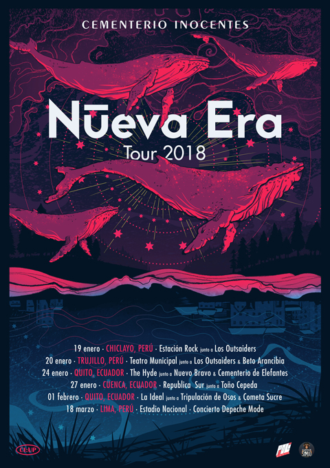 Poster Cementerio Inocentes - Nueva Era Tour 2018